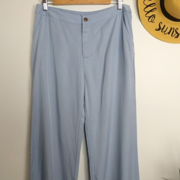 Soft Surroundings Wide Leg Tencel Pants Small Tall - Picture 3 of 8